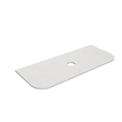 Blanco White (WG034) Zero Silica Engineer Stone Top - Curve LK-QBW