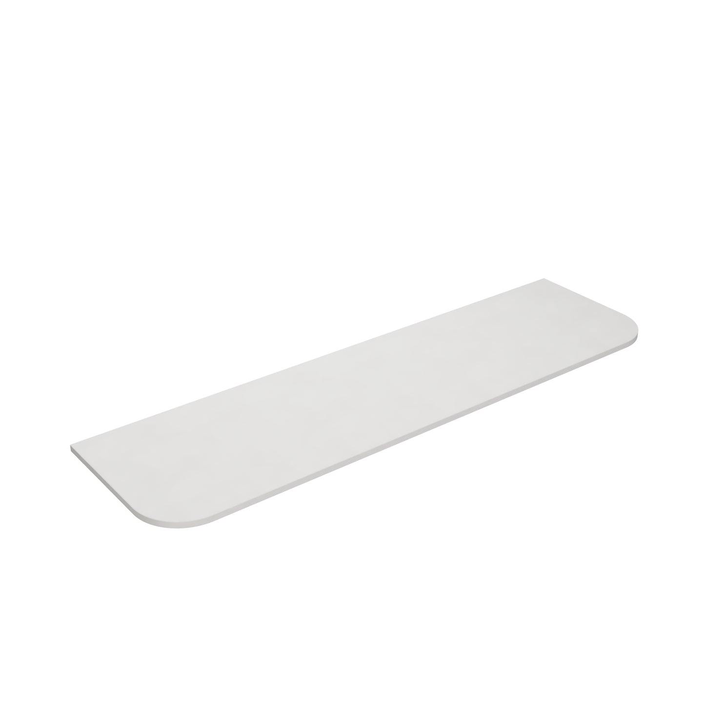 Blanco White (WG034) Zero Silica Engineer Stone Top - Curve LK-QBW