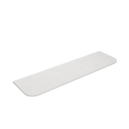 Blanco White (WG034) Zero Silica Engineer Stone Top - Curve LK-QBW