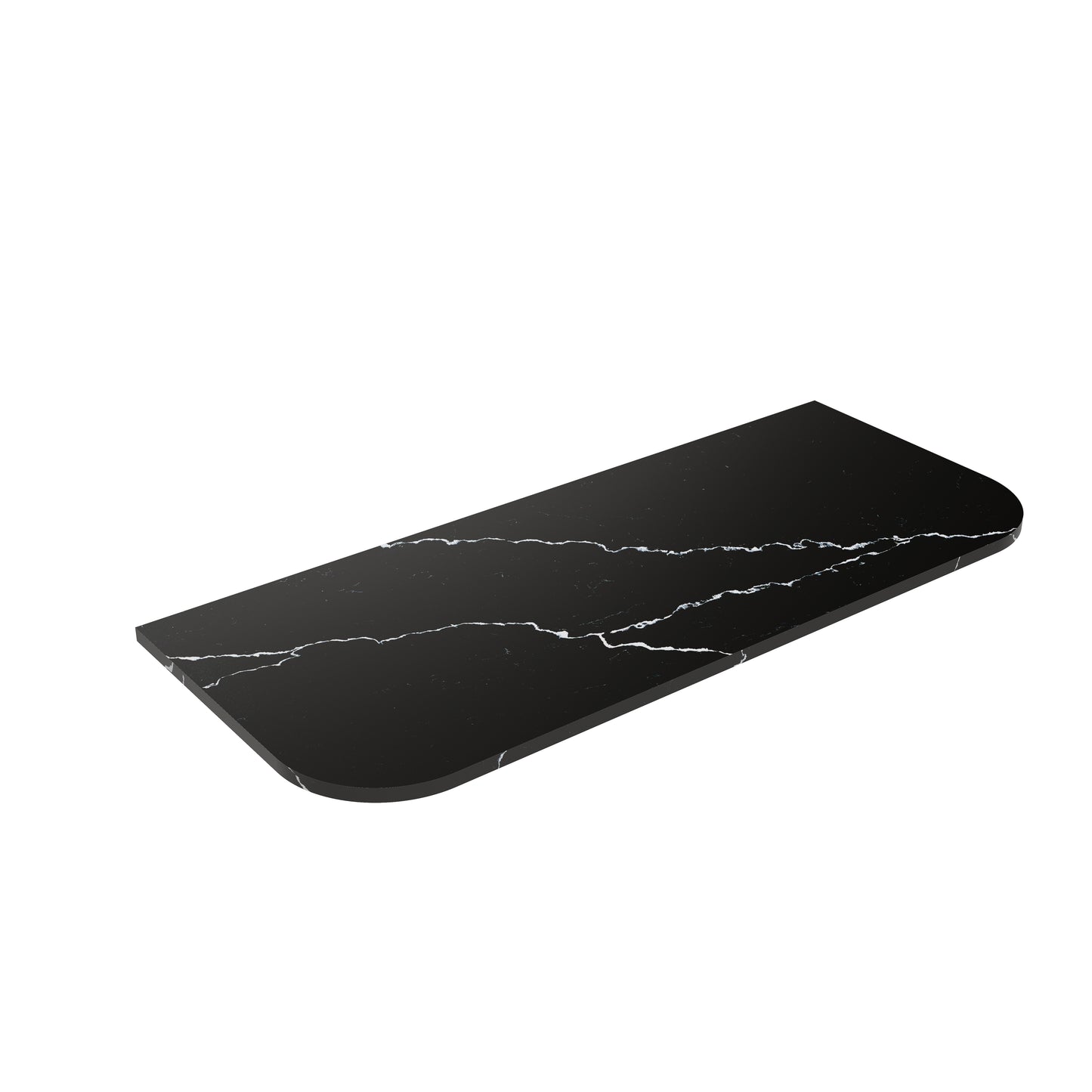 Calacatta Night (WG485) Zero Silica Engineer Stone Top - Curve LK-QCN