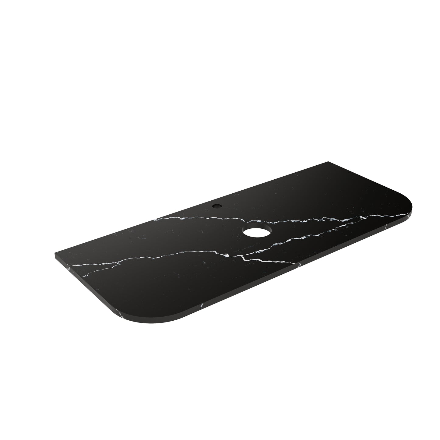 Calacatta Night (WG485) Zero Silica Engineer Stone Top - Curve LK-QCN