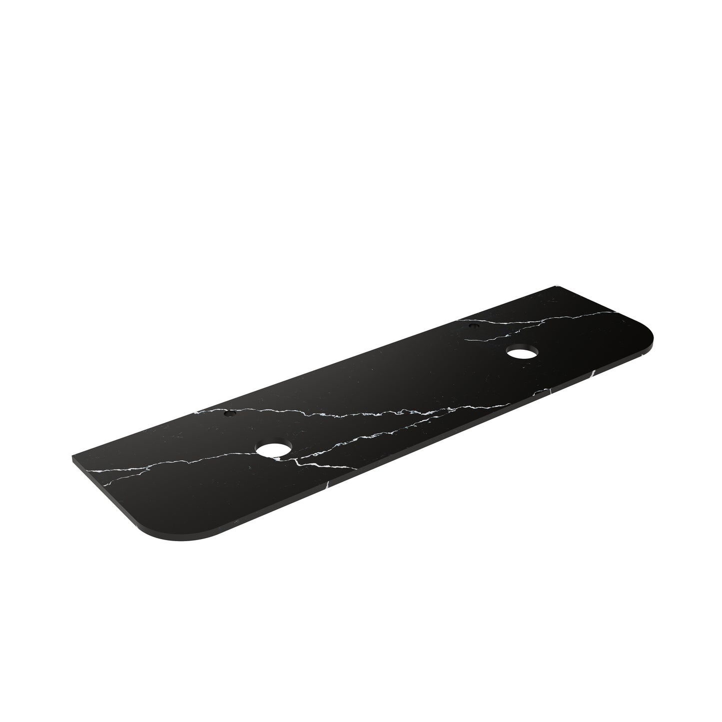 Calacatta Night (WG485) Zero Silica Engineer Stone Top - Curve LK-QCN