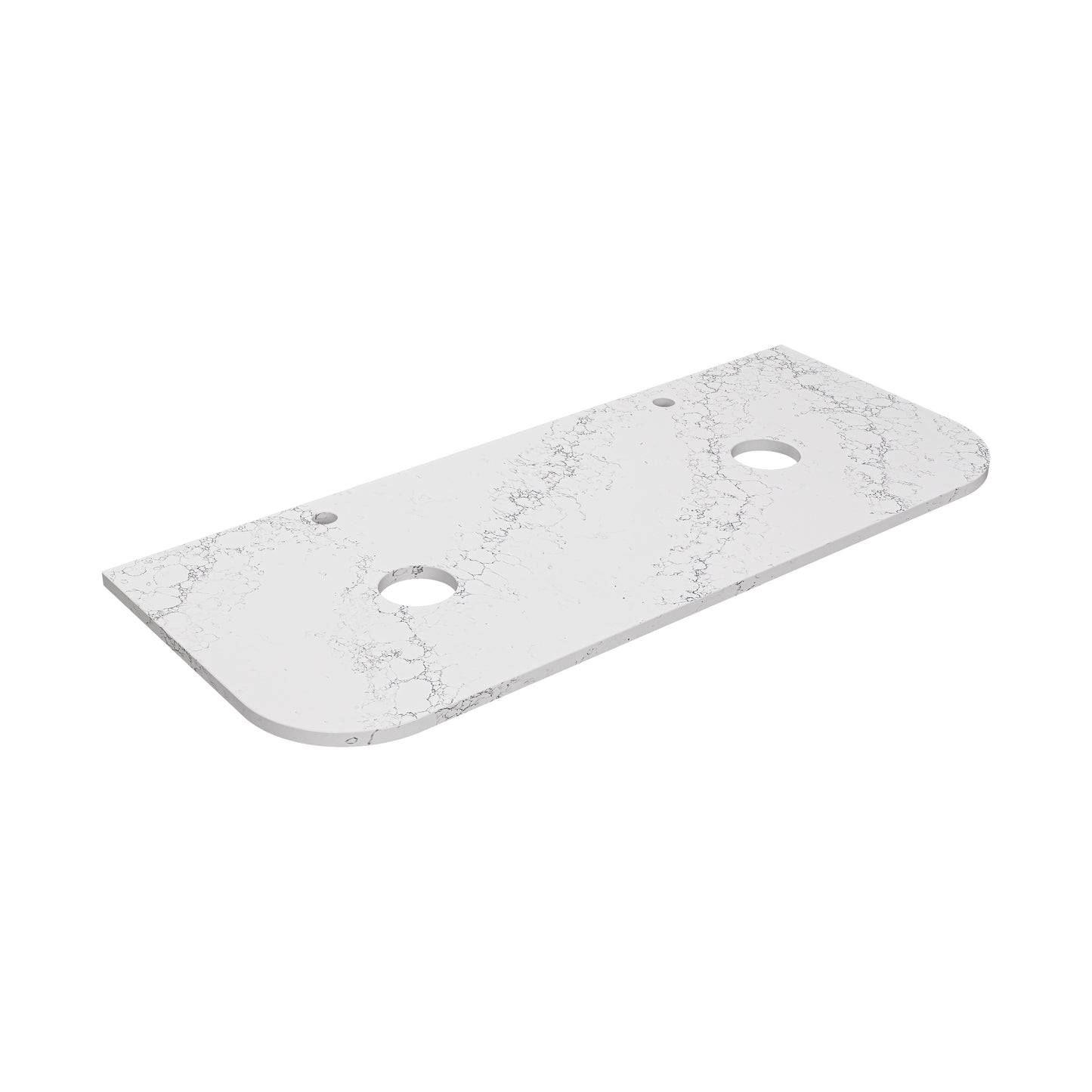 Calacatta White (WG486) Zero Silica Engineer Stone Top - Curve LK-QCW