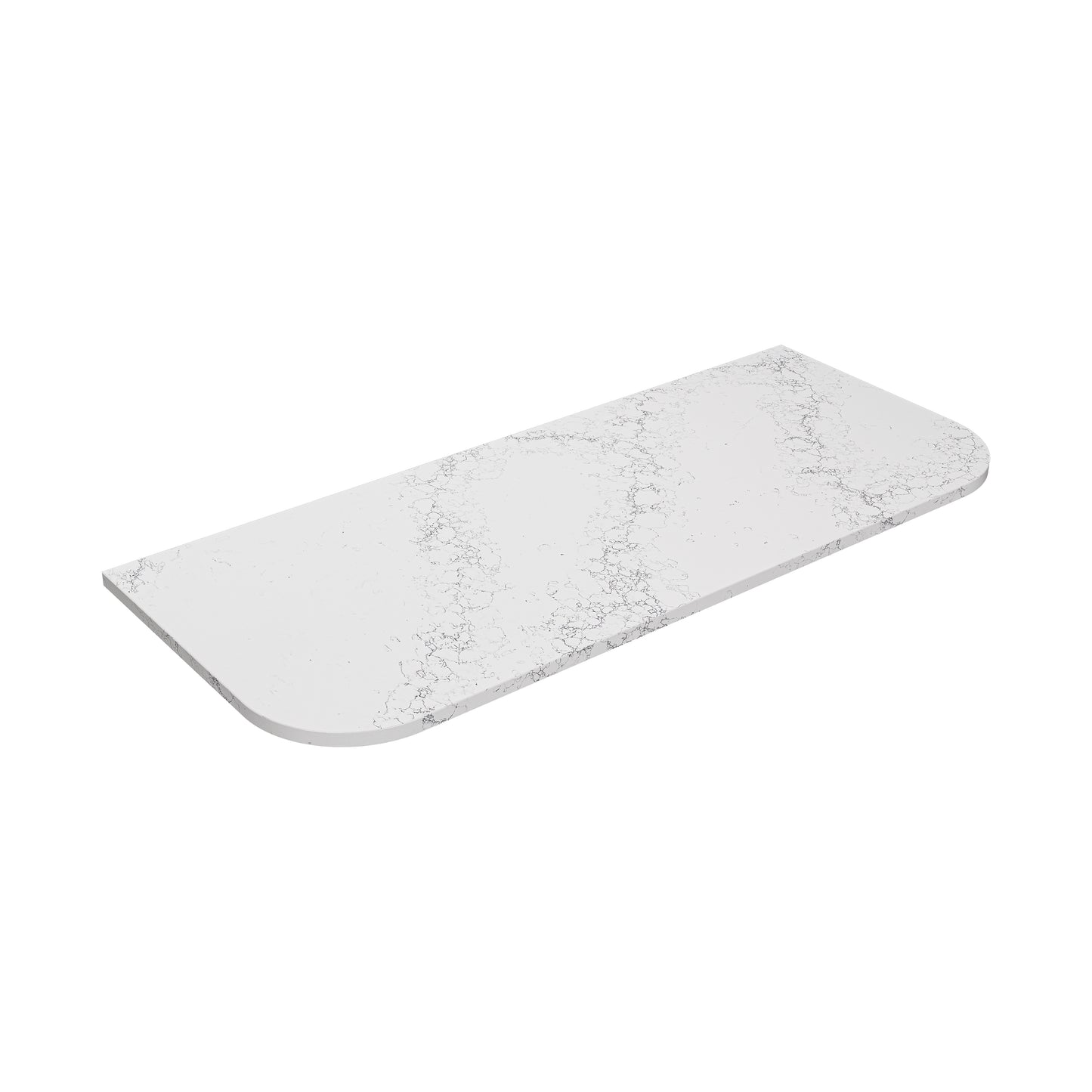 Calacatta White (WG486) Zero Silica Engineer Stone Top - Curve LK-QCW