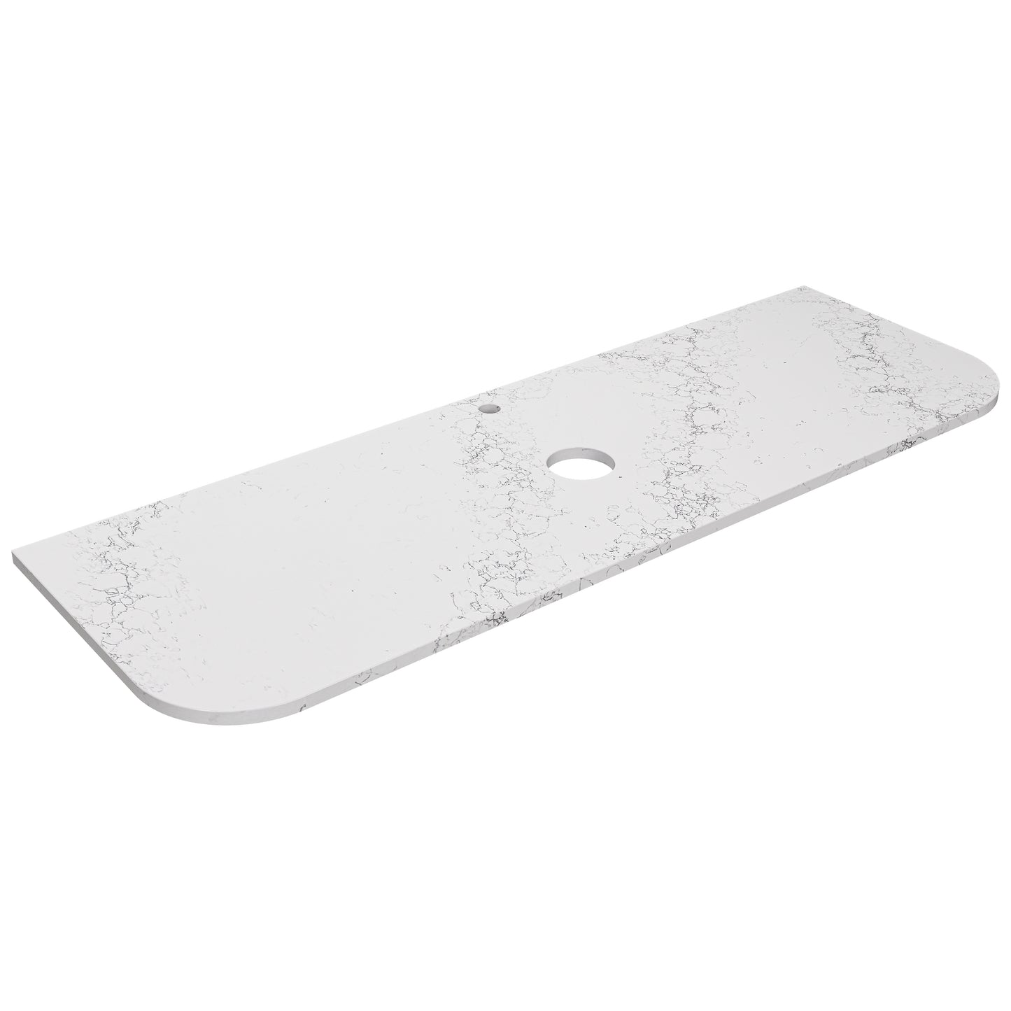 Calacatta White (WG486) Zero Silica Engineer Stone Top - Curve LK-QCW