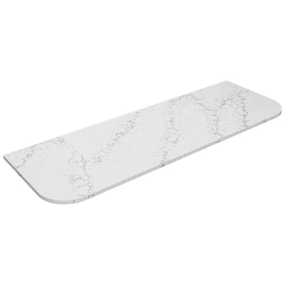 Calacatta White (WG486) Zero Silica Engineer Stone Top - Curve LK-QCW