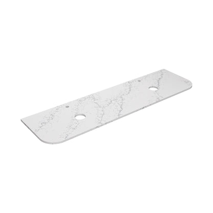 Calacatta White (WG486) Zero Silica Engineer Stone Top - Curve LK-QCW