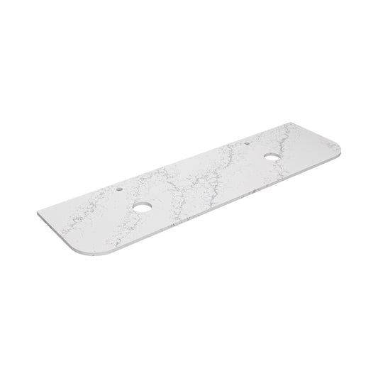 Calacatta White (WG486) Zero Silica Engineer Stone Top - Curve LK-QCW