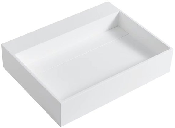 Crette Solid Surface Stone Wall Hung Basin