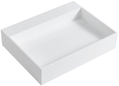 Crette Solid Surface Stone Wall Hung Basin