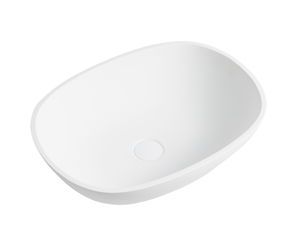 Perry Solid Surface Stone Above Counter Basin