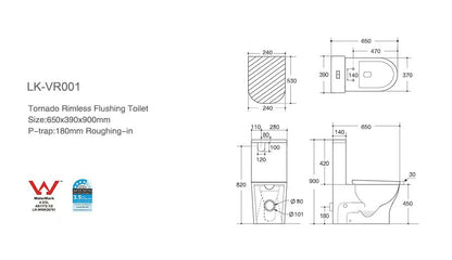 Verona Toilet Cistern LK-VR001C