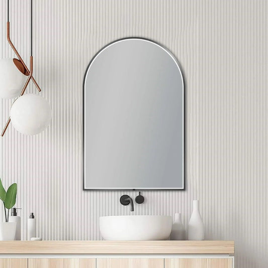 600x900mm Gunmetal Framed LED Mirror