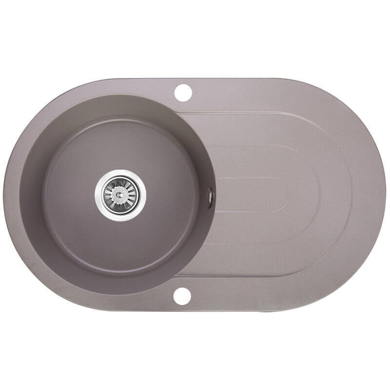 470x780x204mm Grey Granite Single Bowl Kitchen Sink