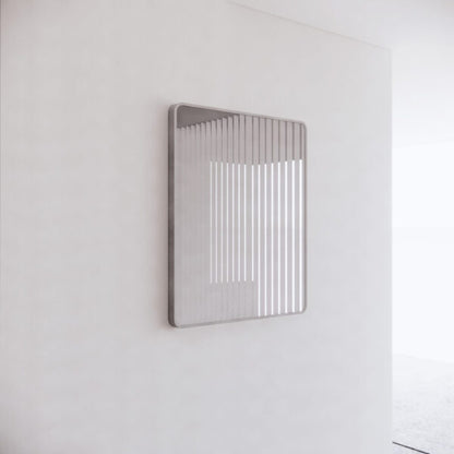 1200 x 800 x 45mm Brushed Nickel Frame without LED