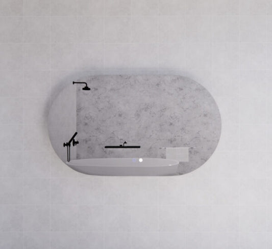 1200 x 700 x 45mm Frameless LED