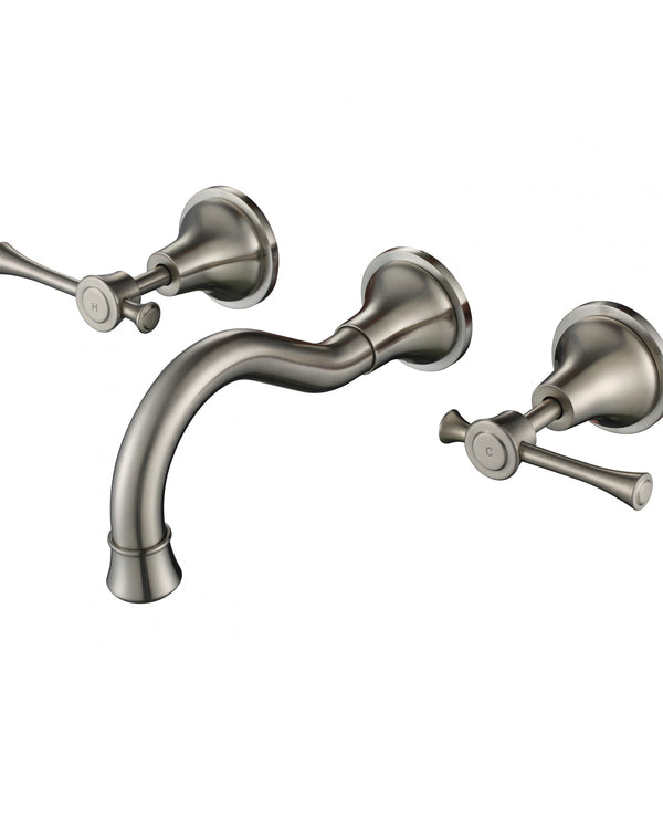 Montpellier Wall Spa & Sink Set - Brushed Nickel