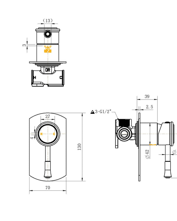 Montpellier Shower Mixer