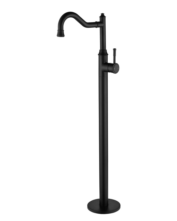 Montpellier Freestanding Bath Mixer - Matte Black