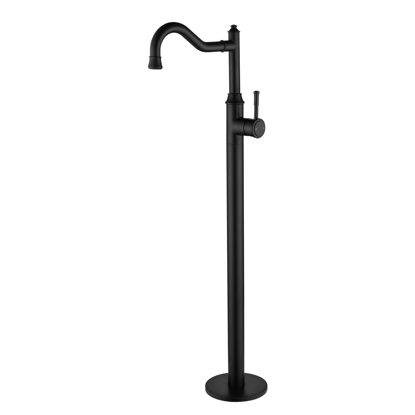 Montpellier Freestanding Bath Mixer - Matte Black