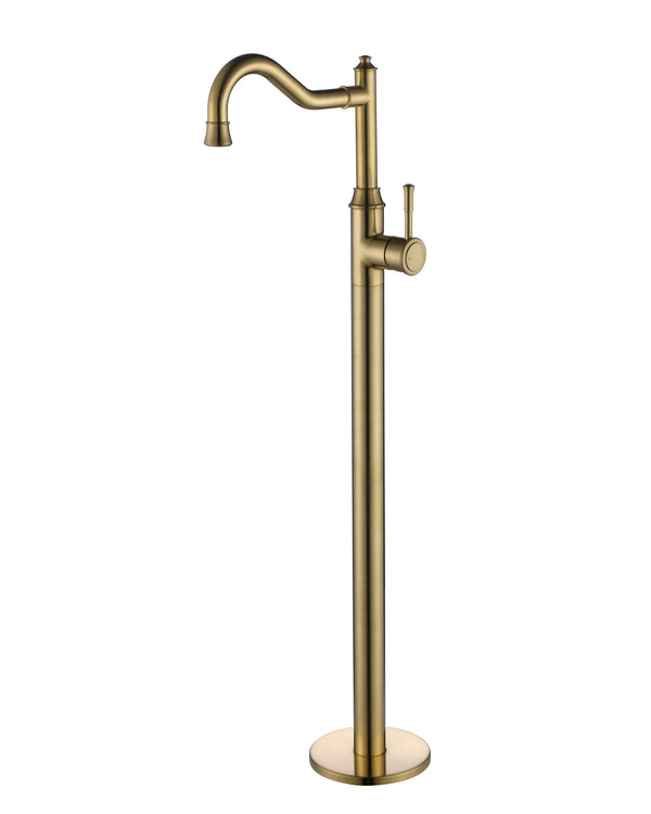 Montpellier Freestanding Bath Mixer - Brushed Bronze