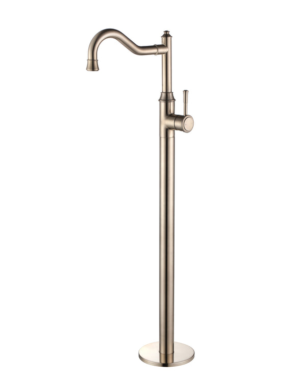 Montpellier Freestanding Bath Mixer - Brushed Nickel