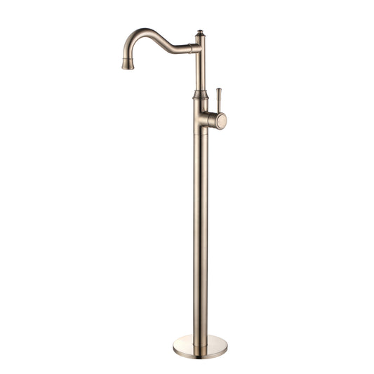 Montpellier Freestanding Bath Mixer - Brushed Nickel
