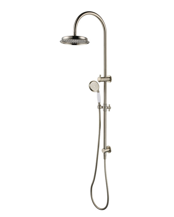 Montpellier Shower Column Set - Brushed Nickel