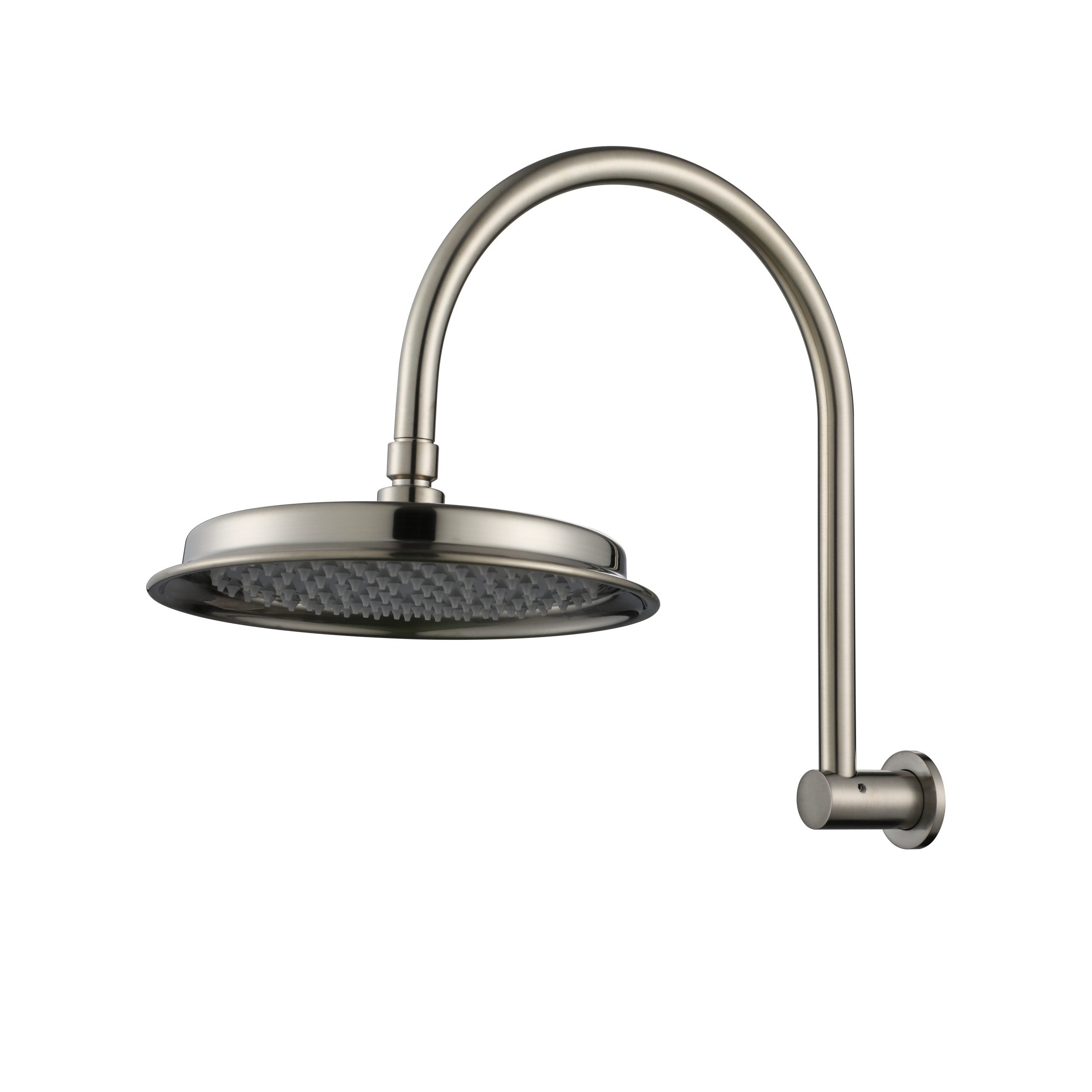 Montpellier Shower Arm With Shower Head - Brushed Nickel