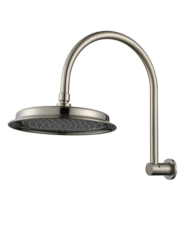 Montpellier Shower Arm With Shower Head - Brushed Nickel