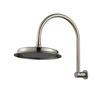 Montpellier Shower Arm With Shower Head - Brushed Nickel
