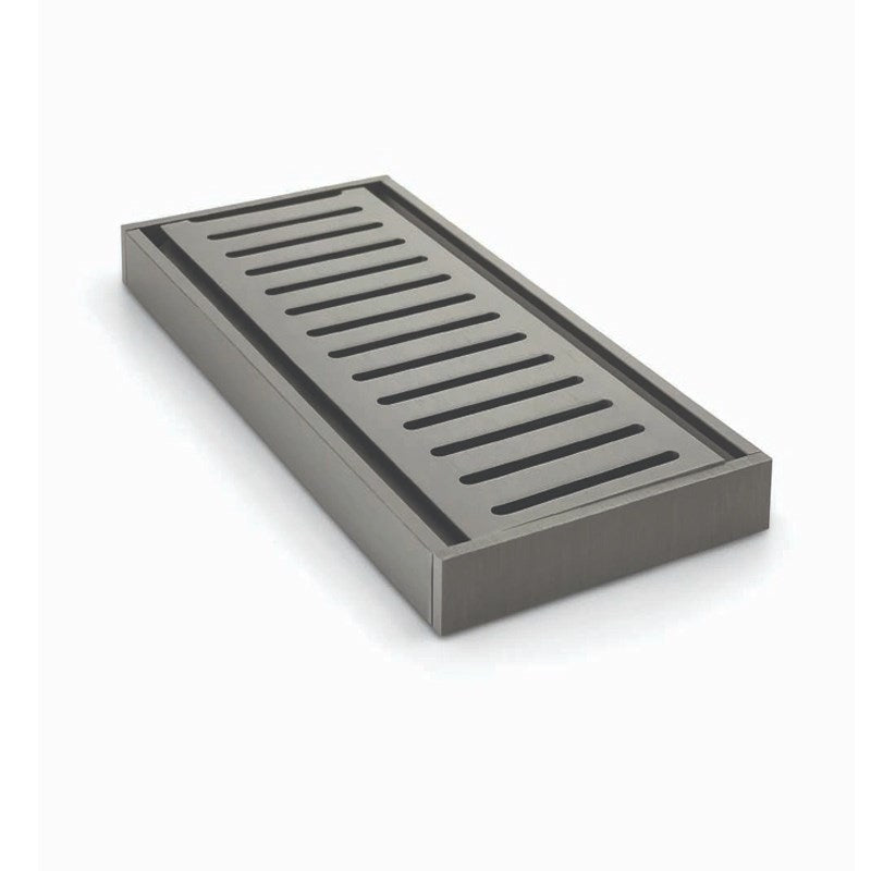 100x100x21mm Gunmetal Ezy Flow Floor Grate