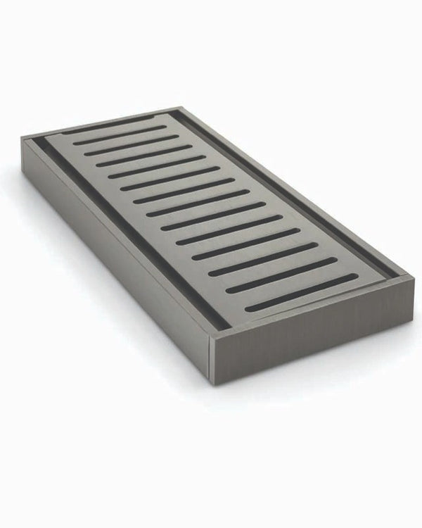 100x100x21mm Gunmetal Ezy Flow Floor Grate