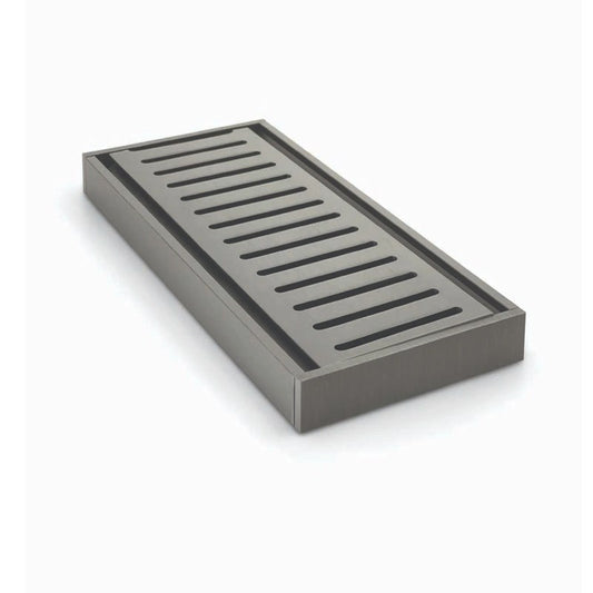 100x100x21mm Gunmetal Ezy Flow Floor Grate