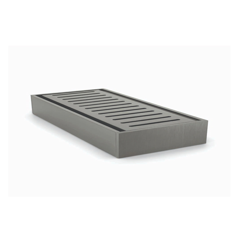 100x100x26mm Gunmetal Ezy Flow Floor Grate