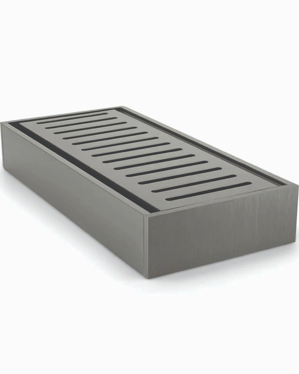 100x100x35mm Gunmetal Ezy Flow Floor Grate