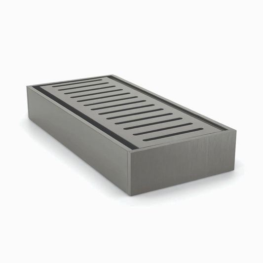 100x100x35mm Gunmetal Ezy Flow Floor Grate