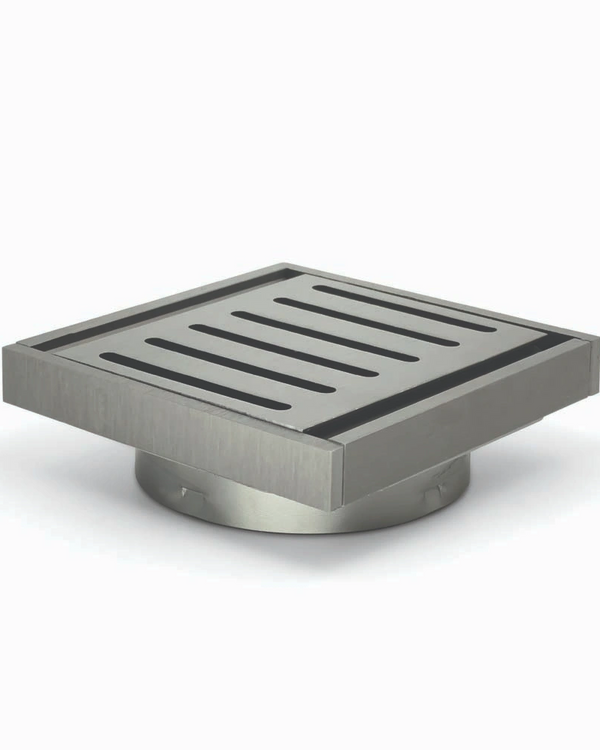100*100*14mm Gun Metal Ezy Flow Guard Floor Waste