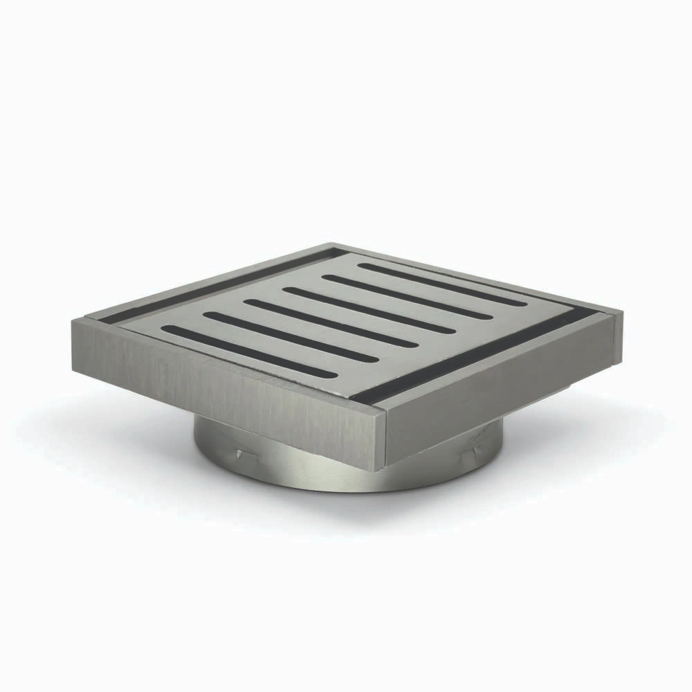 100*100*14mm Gun Metal Ezy Flow Guard Floor Waste