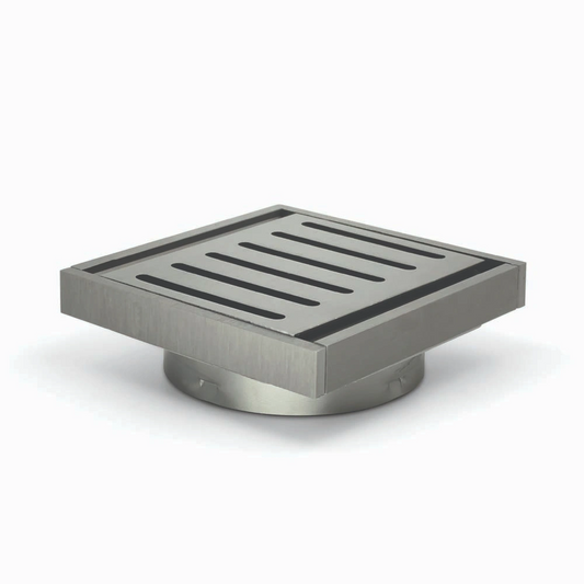 100*100*14mm Gun Metal Ezy Flow Guard Floor Waste