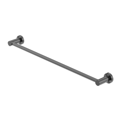 MECCA SINGLE TOWEL RAIL 800MM GUN METAL