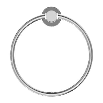 MECCA HAND TOWEL RING CHROME