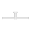 MECCA DOUBLE TOILET ROLL HOLDER MATTE WHITE
