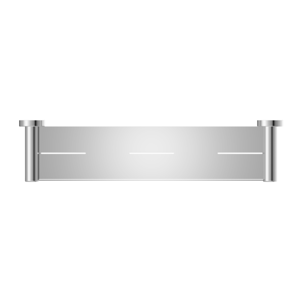 MECCA METAL SHOWER SHELF CHROME