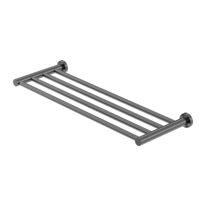 MECCA TOWEL RACK GUN METAL