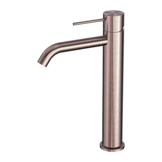 MECCA TALL BASIN MIXER BRUSHED BRONZE