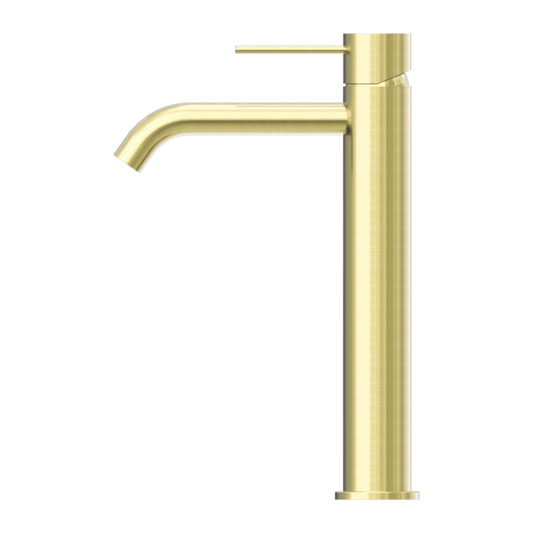 MECCA TALL BASIN MIXER BRUSHED GOLD