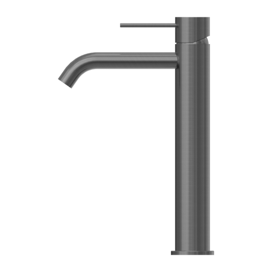 MECCA TALL BASIN MIXER GUN METAL