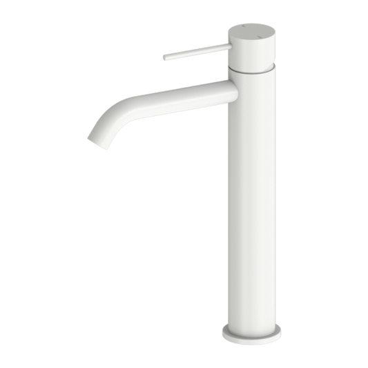 MECCA TALL BASIN MIXER MATTE WHITE