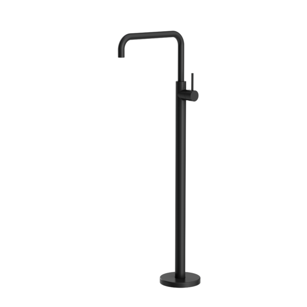 MECCA FREESTANDING BATH MIXER SQUARE SHAPE MATTE BLACK